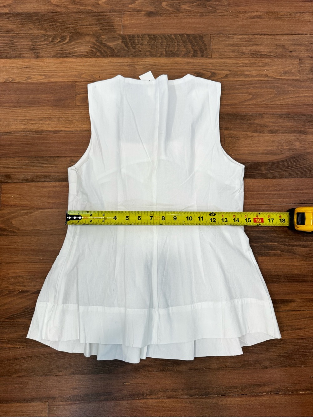 Commense Cream Pleated Square-Neck Top and Matching Shorts Set - Picture 5 of 7